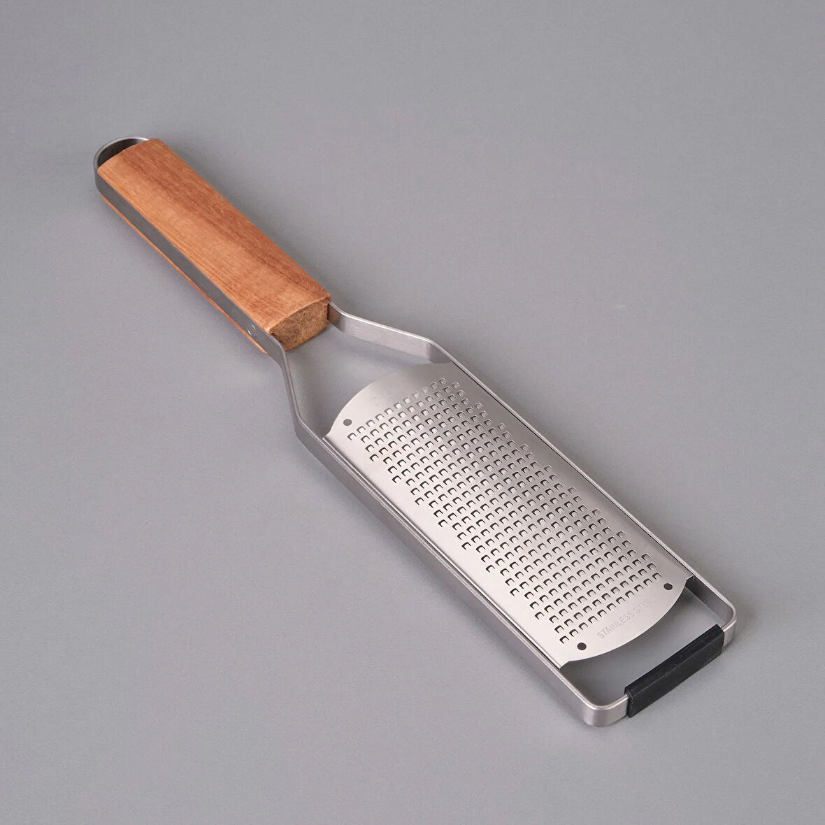 Ahşap Saplı Bıçaklı El Rendesi - Açık Kahverengi / Gri