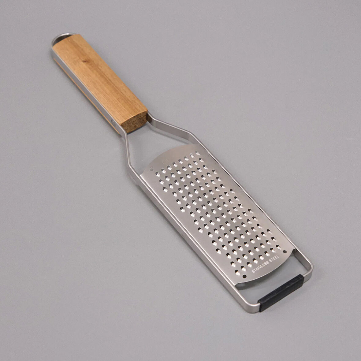 Ahşap Saplı Klasik Bıçaklı El Rendesi - Açık Kahverengi / Gri