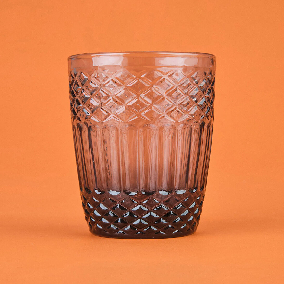 Vega 4'lü Su Bardağı Seti - Füme - 300 ml