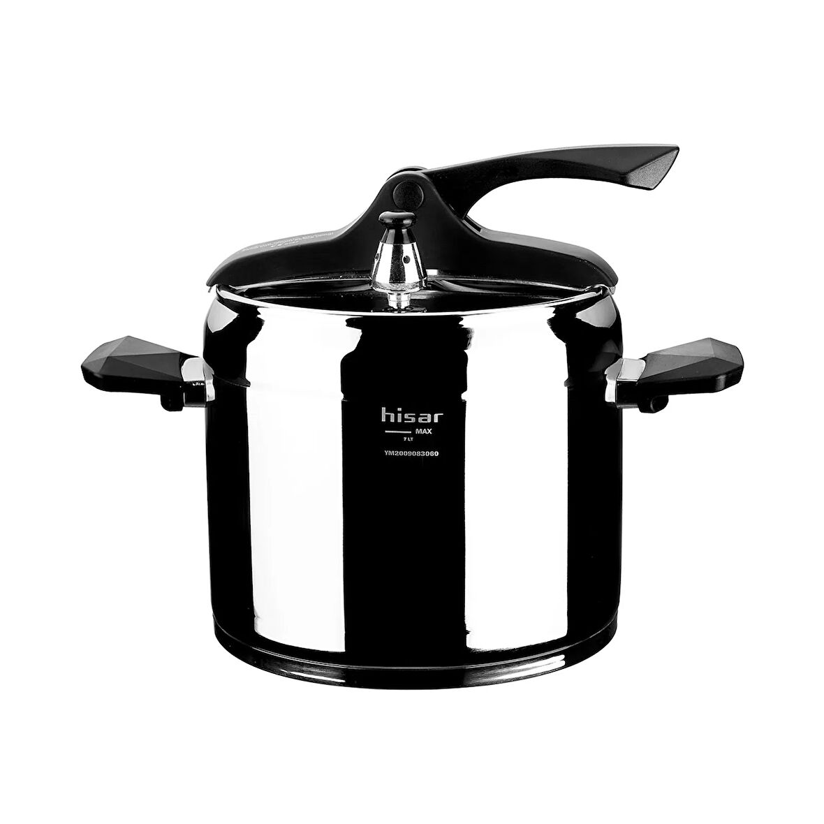 Efes Düdüklü Tencere - Inox / Siyah - 7 lt