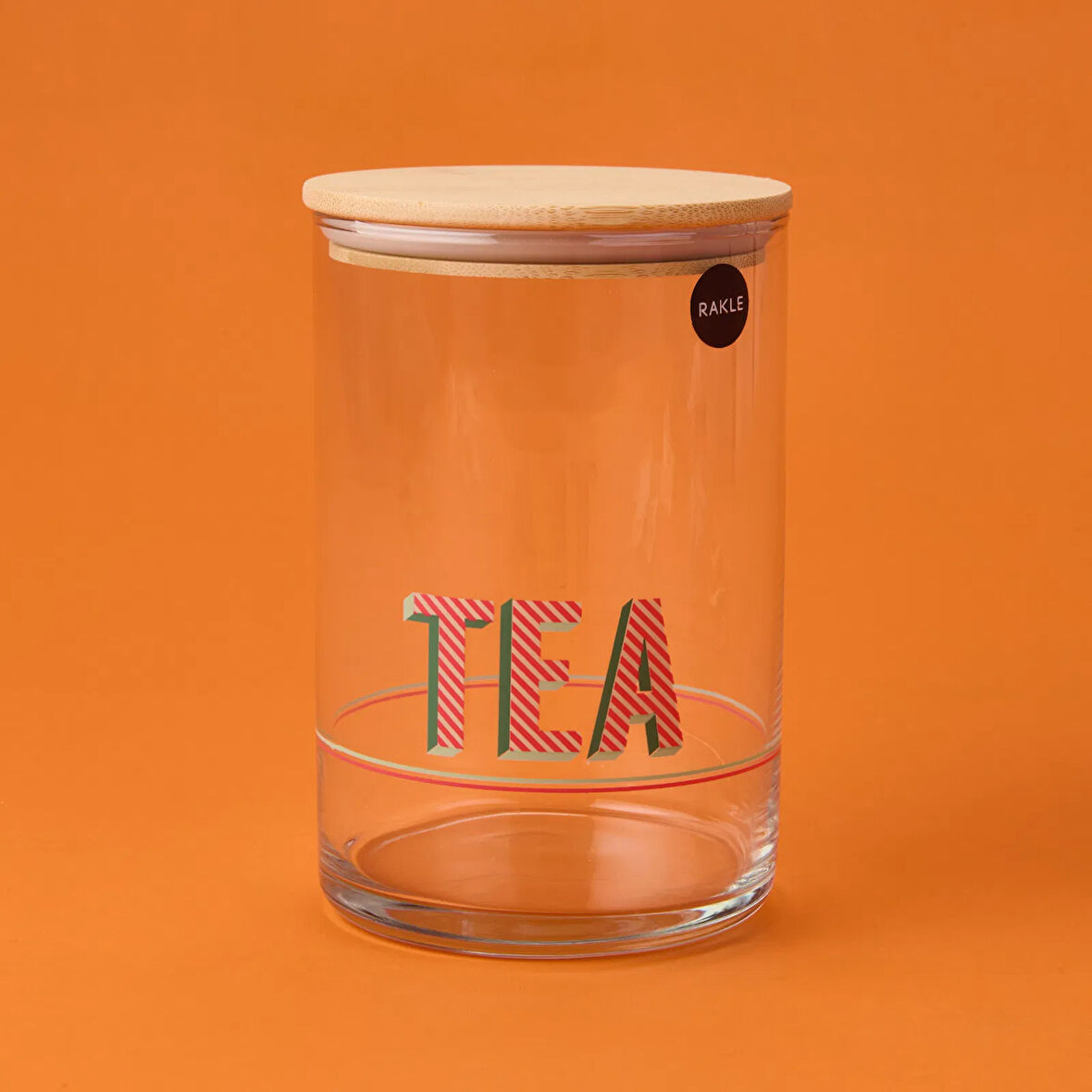 Dia Retro Kapaklı Cam Kavanoz - Renkli - 1050 ml