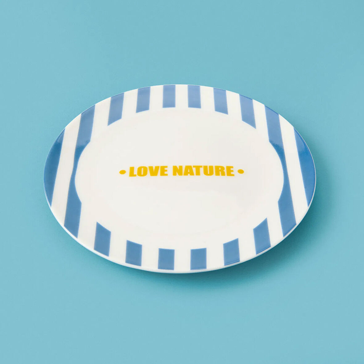 Kitchen Love Nature Tatlı Tabağı - Mavi - 19 cm