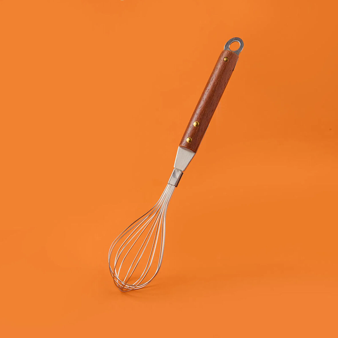 Ahşap Saplı Çırpıcı - Gri / Kahverengi