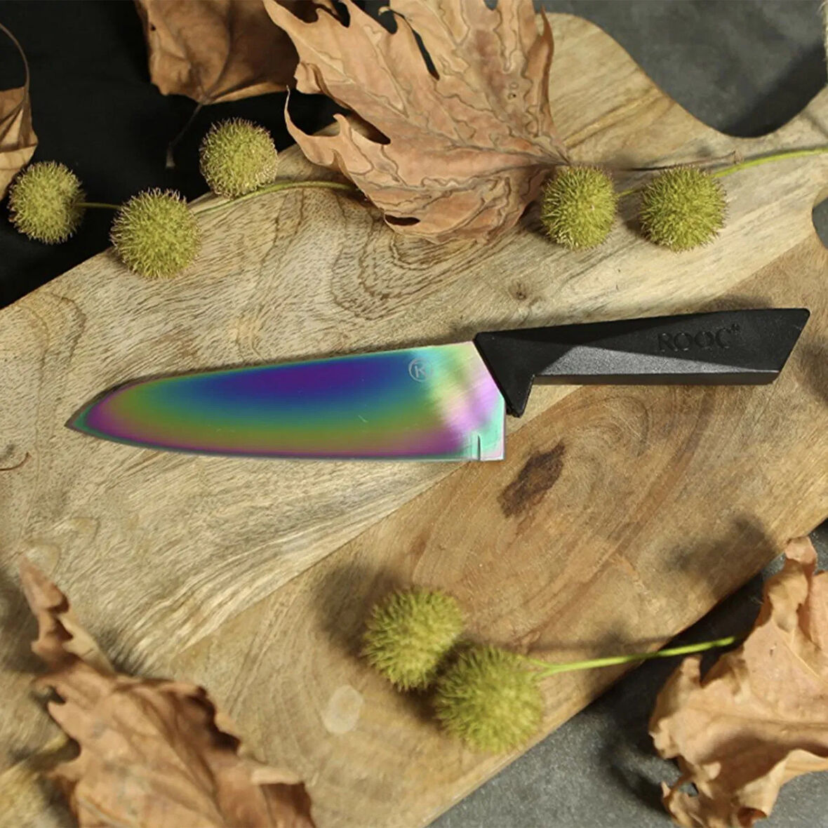 ST03 Titanyum Seri Şef Bıçağı - Renkli - 28 cm