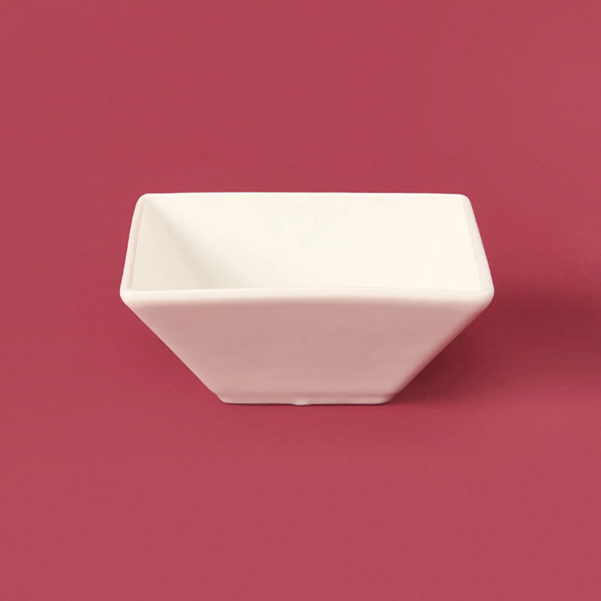 Kare Sosluk - Beyaz - 7 cm