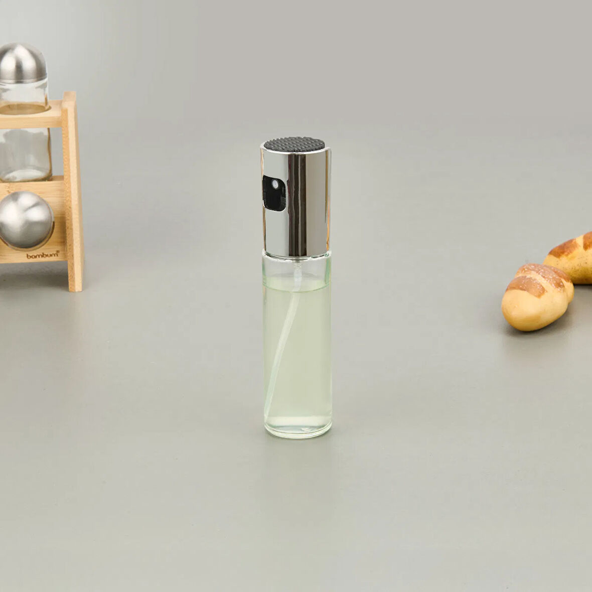 Sprey Püskürtmeli Cam Yağlık - Şeffaf - 100 ml