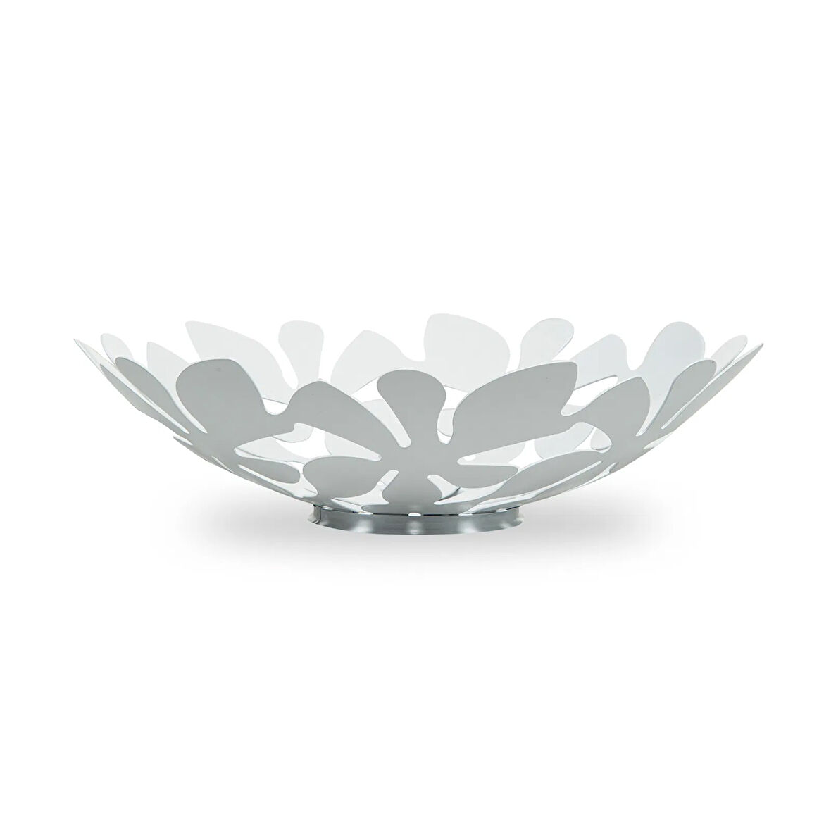 Metal Meyvelik - Beyaz - 30 cm
