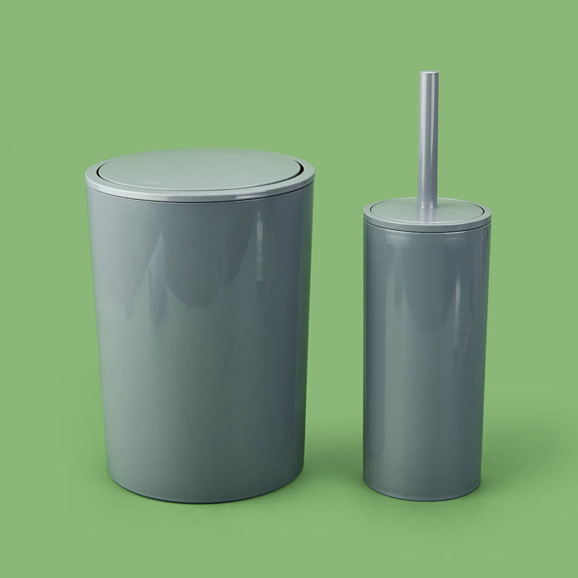 Flores 2'li Banyo Seti - Gri