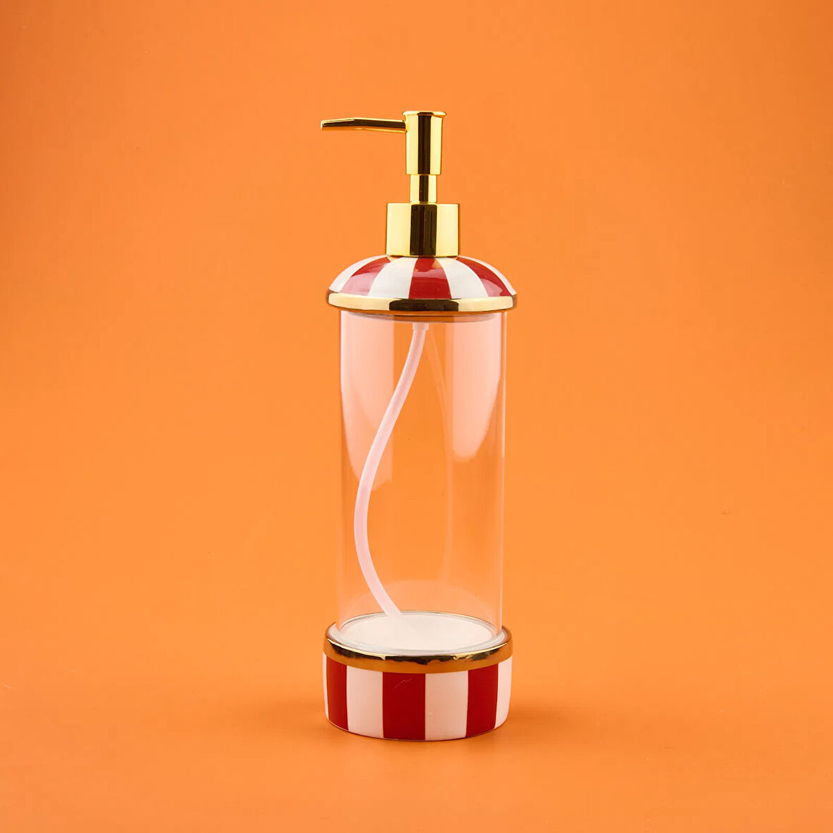 Maura Rossa Tekli Cam Sabunluk - Renkli / Sarı - 540 ml