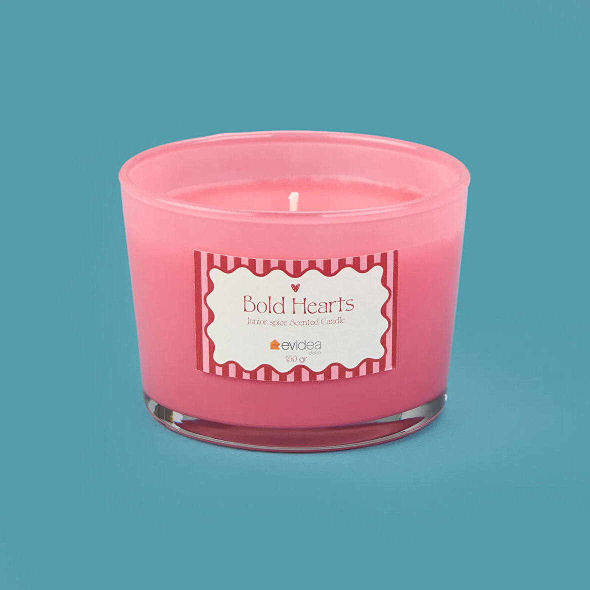 Deco Bold Hearts Mum - Pembe - 150 gr