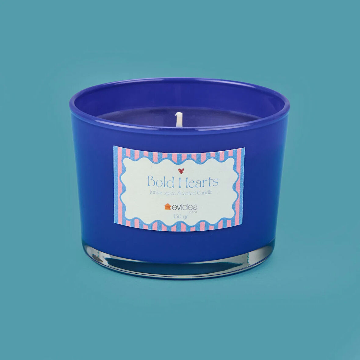 Deco Bold Hearts Mum - Mavi - 150 gr