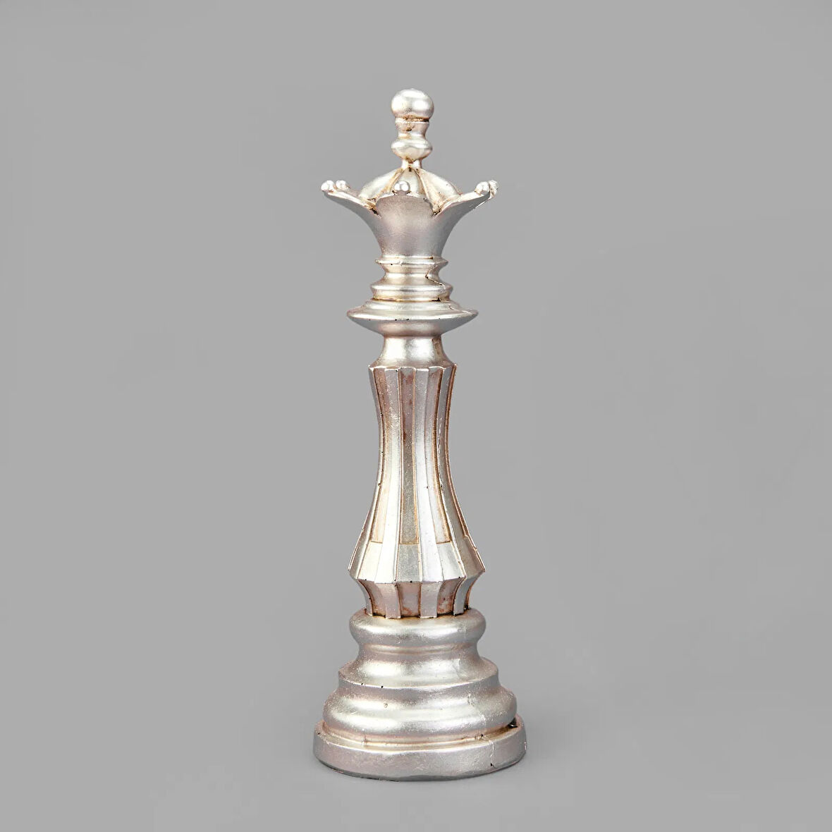 Deco Vezir Dekor - Gümüş - 38 cm