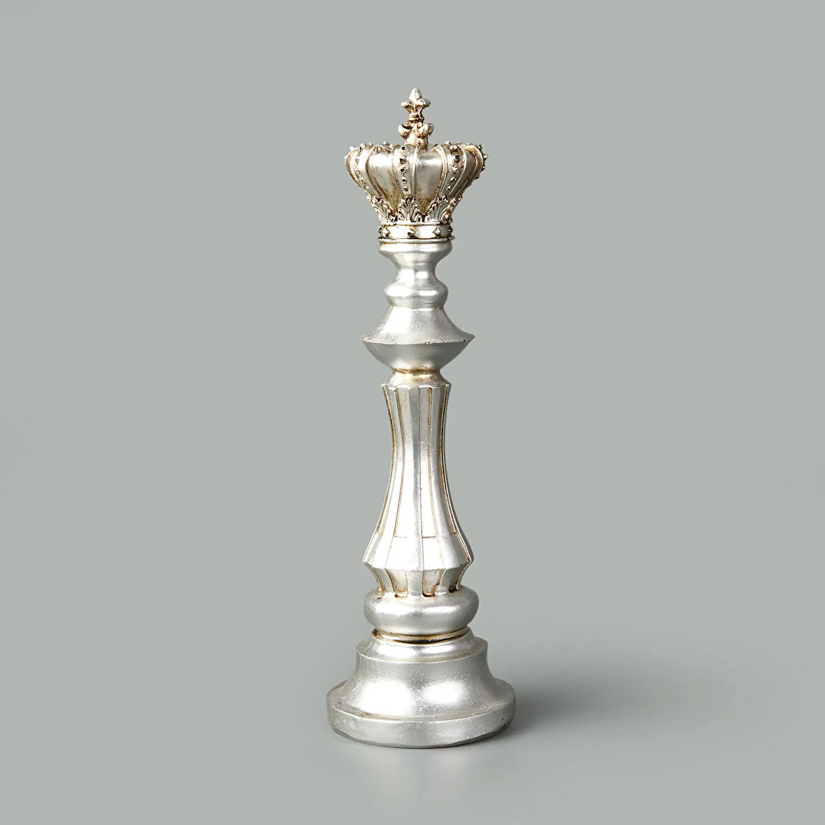 Deco Şah Dekor - Gümüş - 40 cm