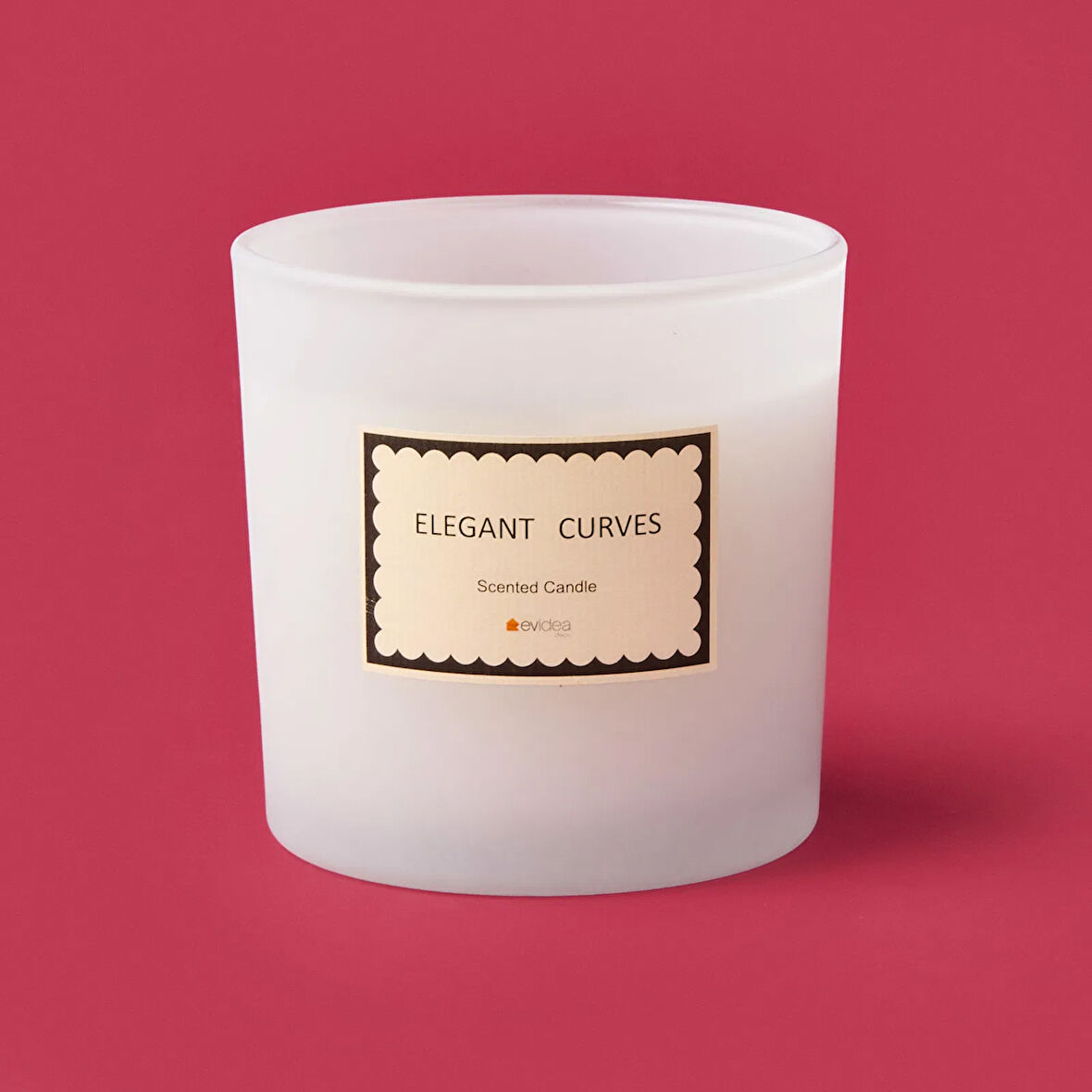 Deco Elegant Curves Mum - Beyaz - 370 gr