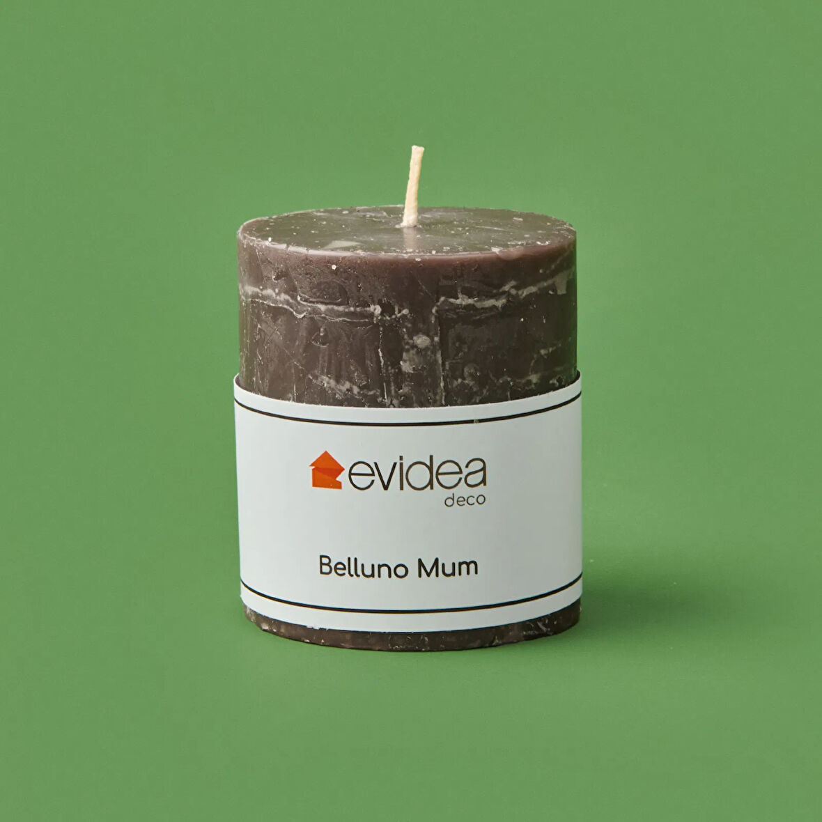 Deco Belluno Mum - Koyu Gri - 8 cm