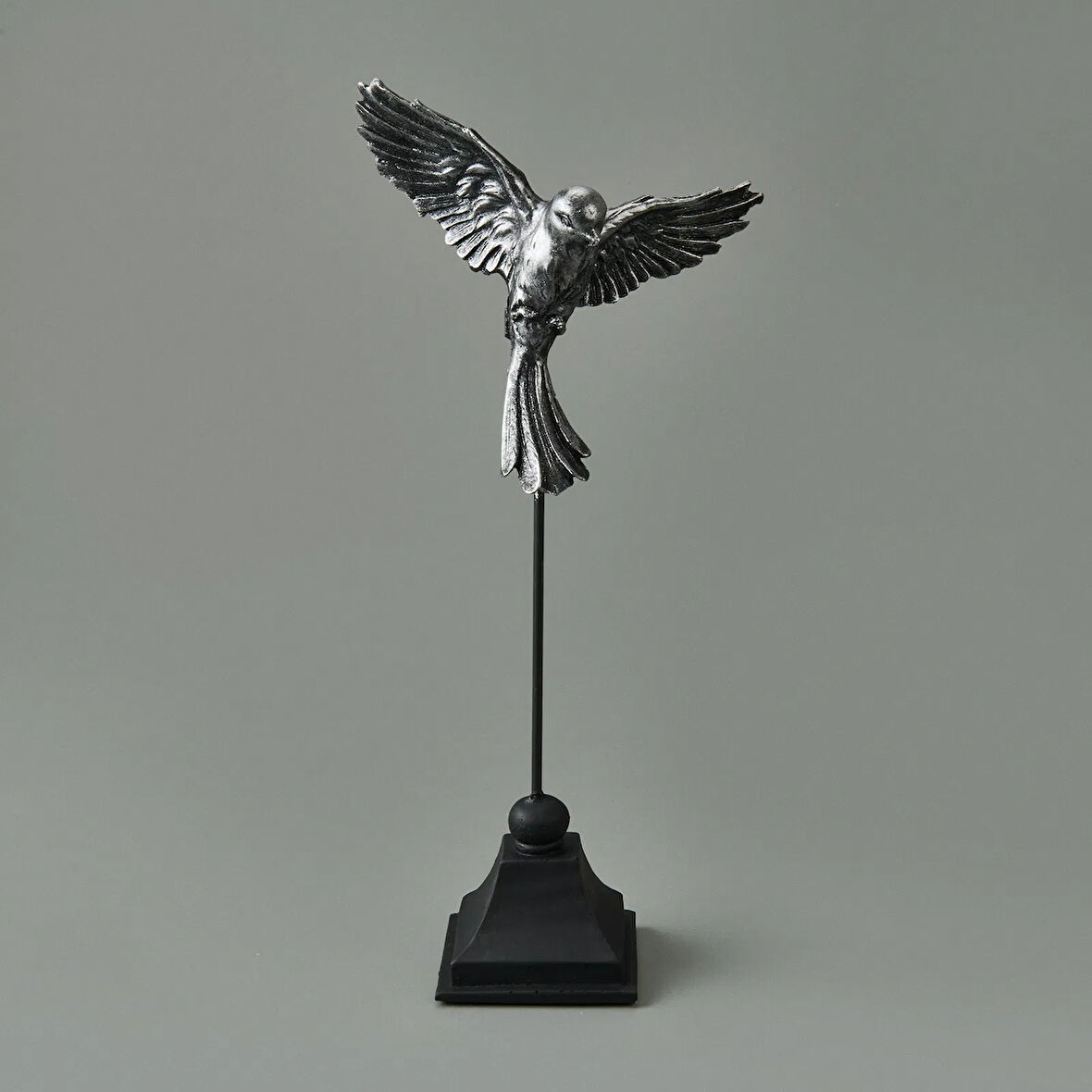 Deco Uccello Dekor - Siyah / Gümüş - 32 cm