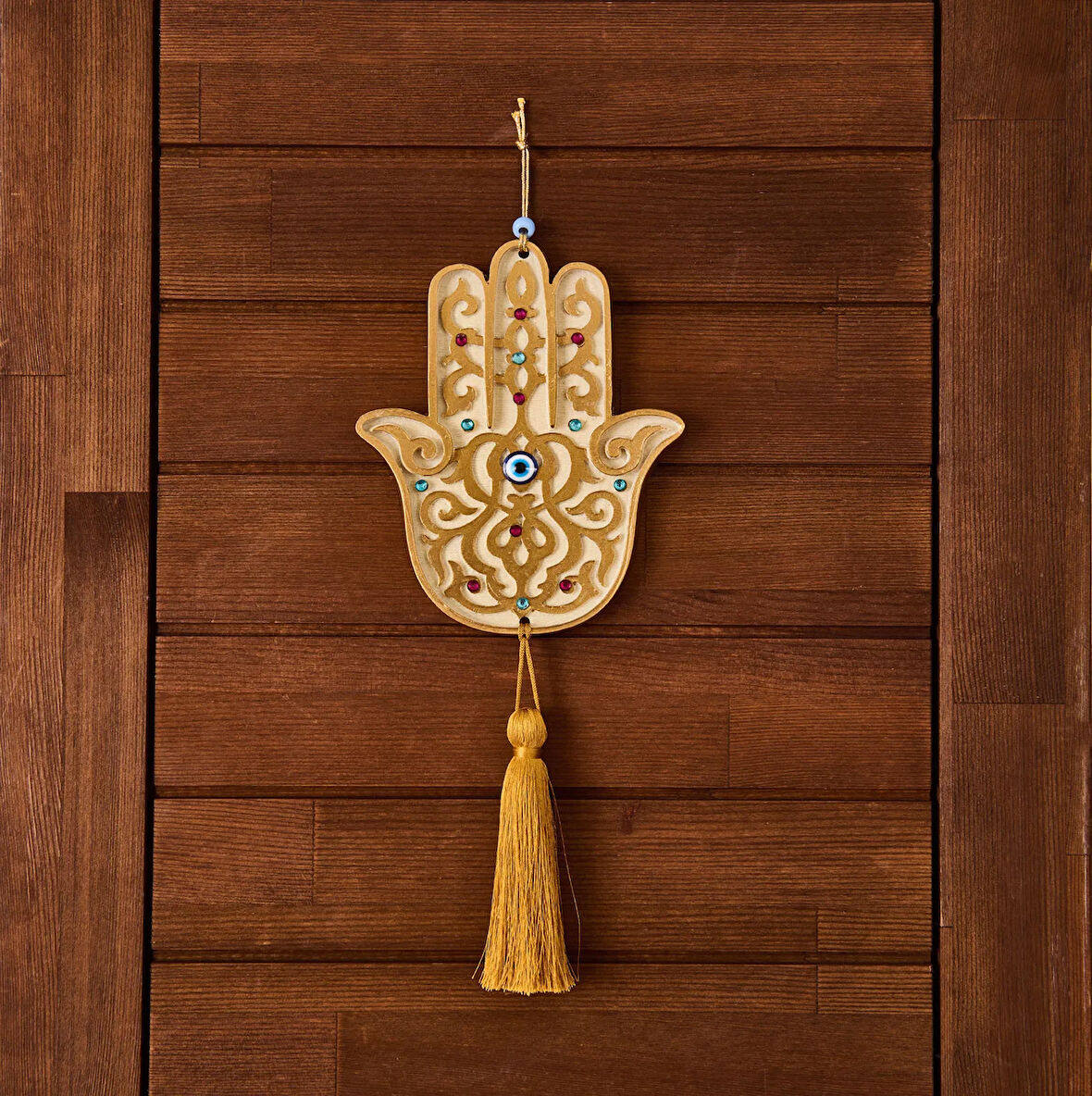 Deco Nazarlık - Beyaz - 13x30 cm