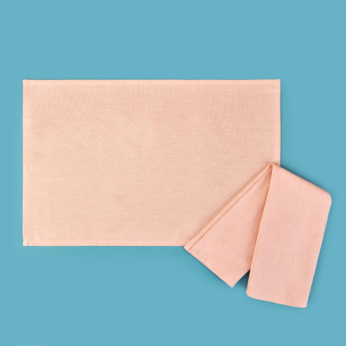 Fabia 2'li Kurulama Bezi - Pudra - 40x60 cm