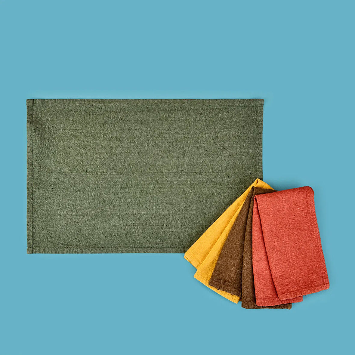 Fillied 4'lü Kurulama Bezi - Renkli - 35x45 cm