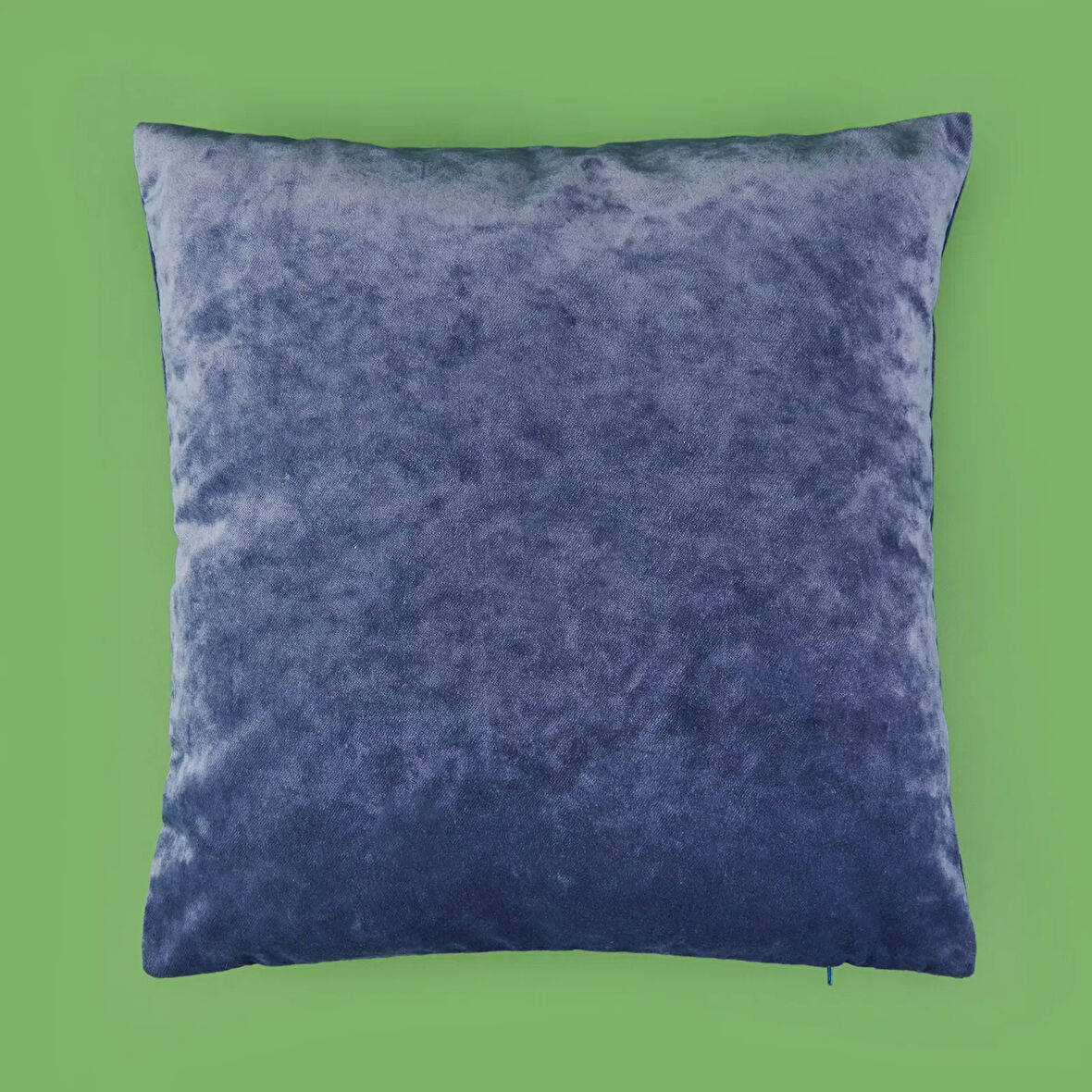 Soft Shiney Kırlent - Mavi - 40x40 cm