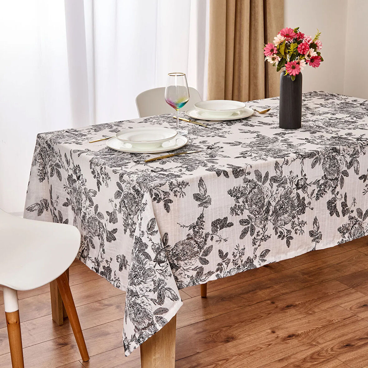 Soft Kuva Masa Örtüsü - Ekru - 140x220 cm