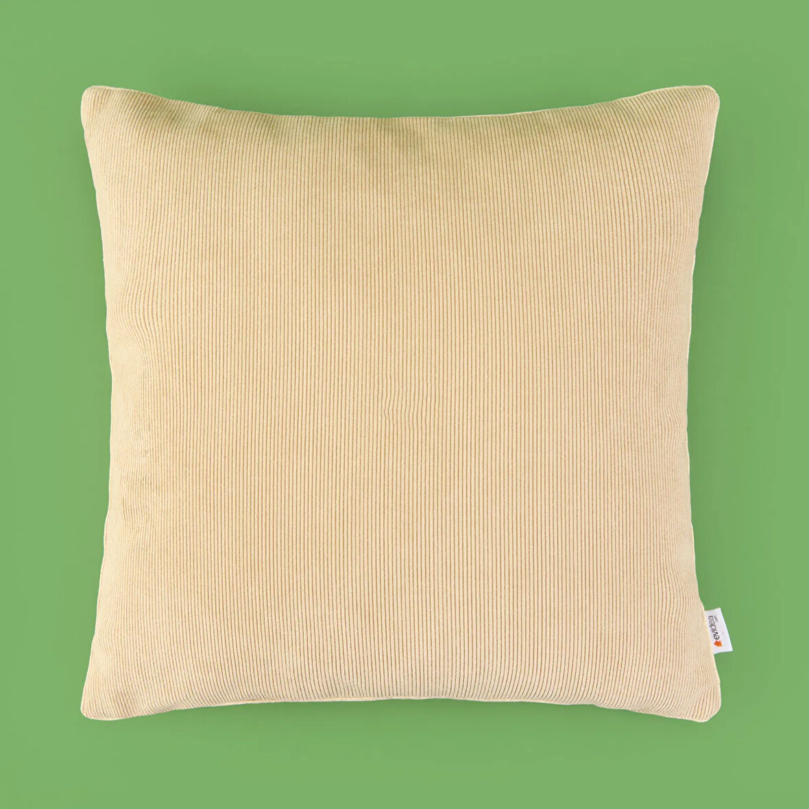 Soft Penny Kırlent - Bej - 43x43 cm