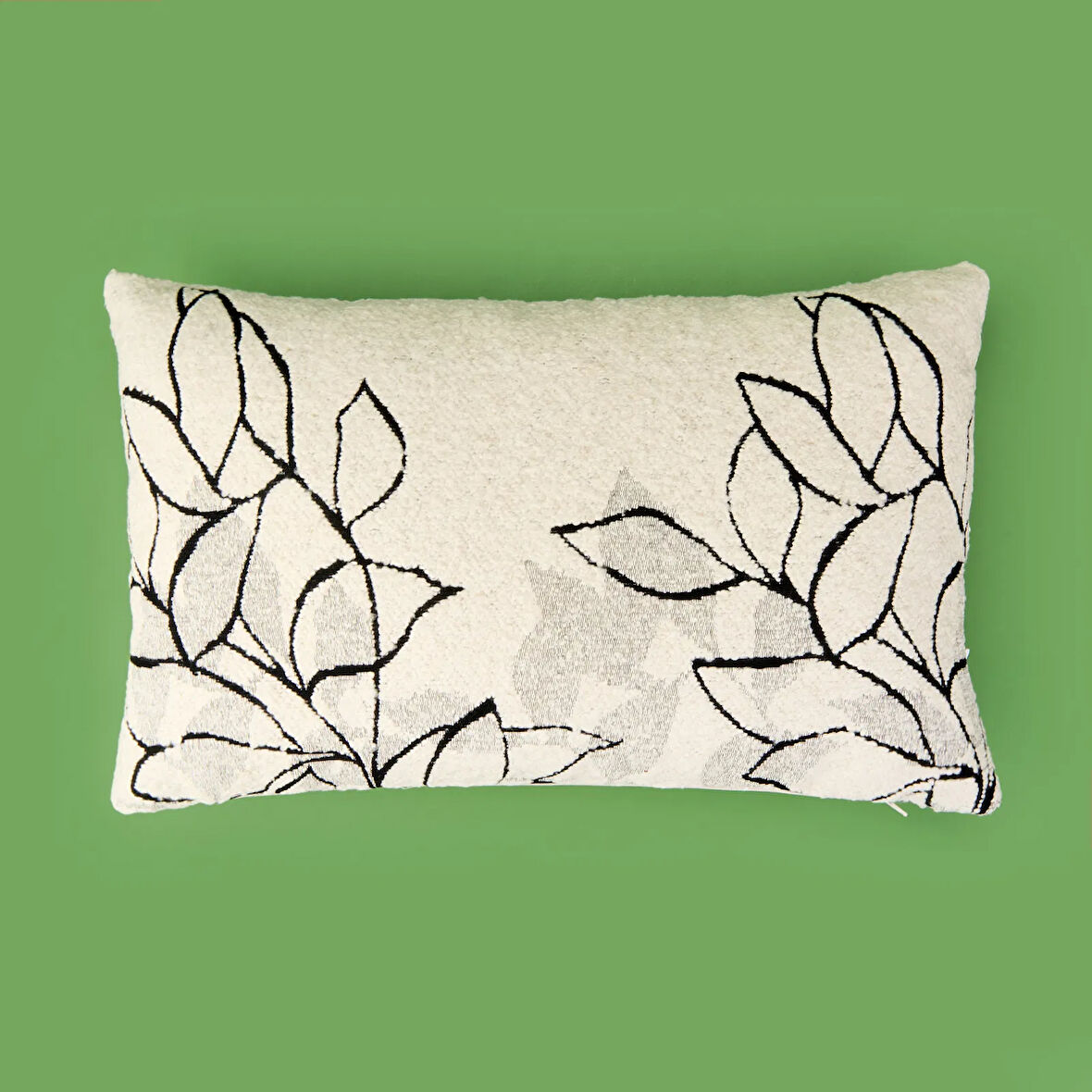 Soft List Kırlent - Ekru - 35x55 cm