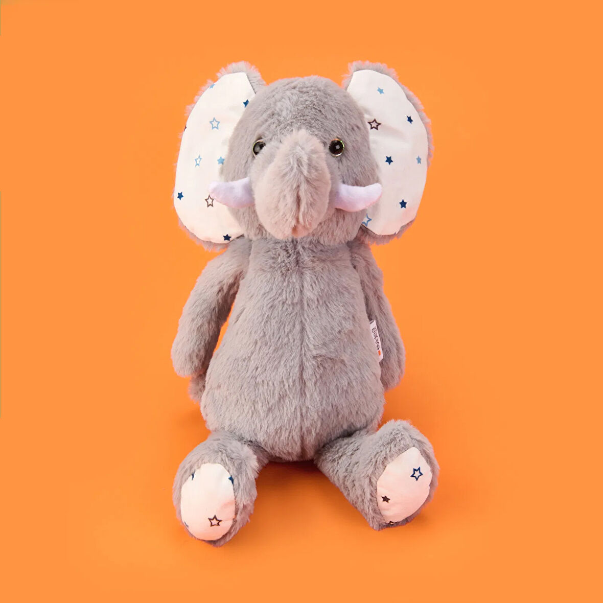 Soft Fil Figürlü Yastık - Gri - 37x36 cm