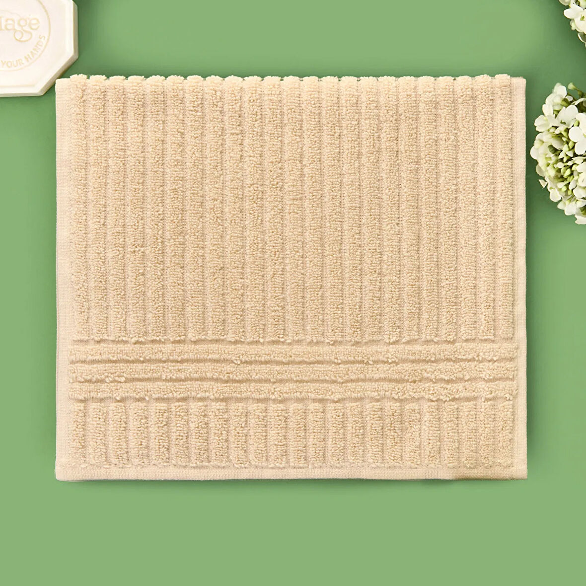 Soft Microcotton El Havlusu - Bej - 30x50 cm