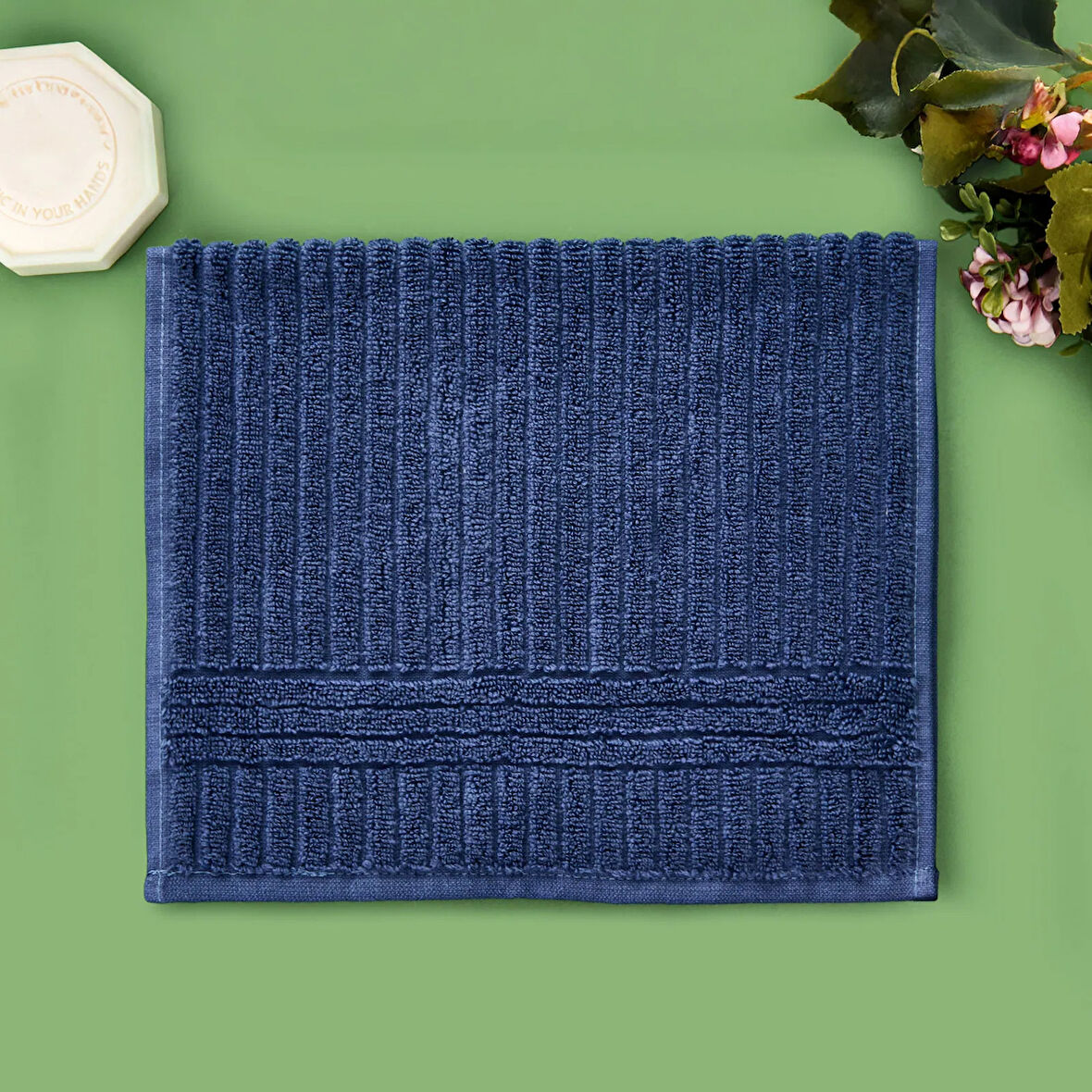 Soft Microcotton El Havlusu - Lacivert - 30x50 cm