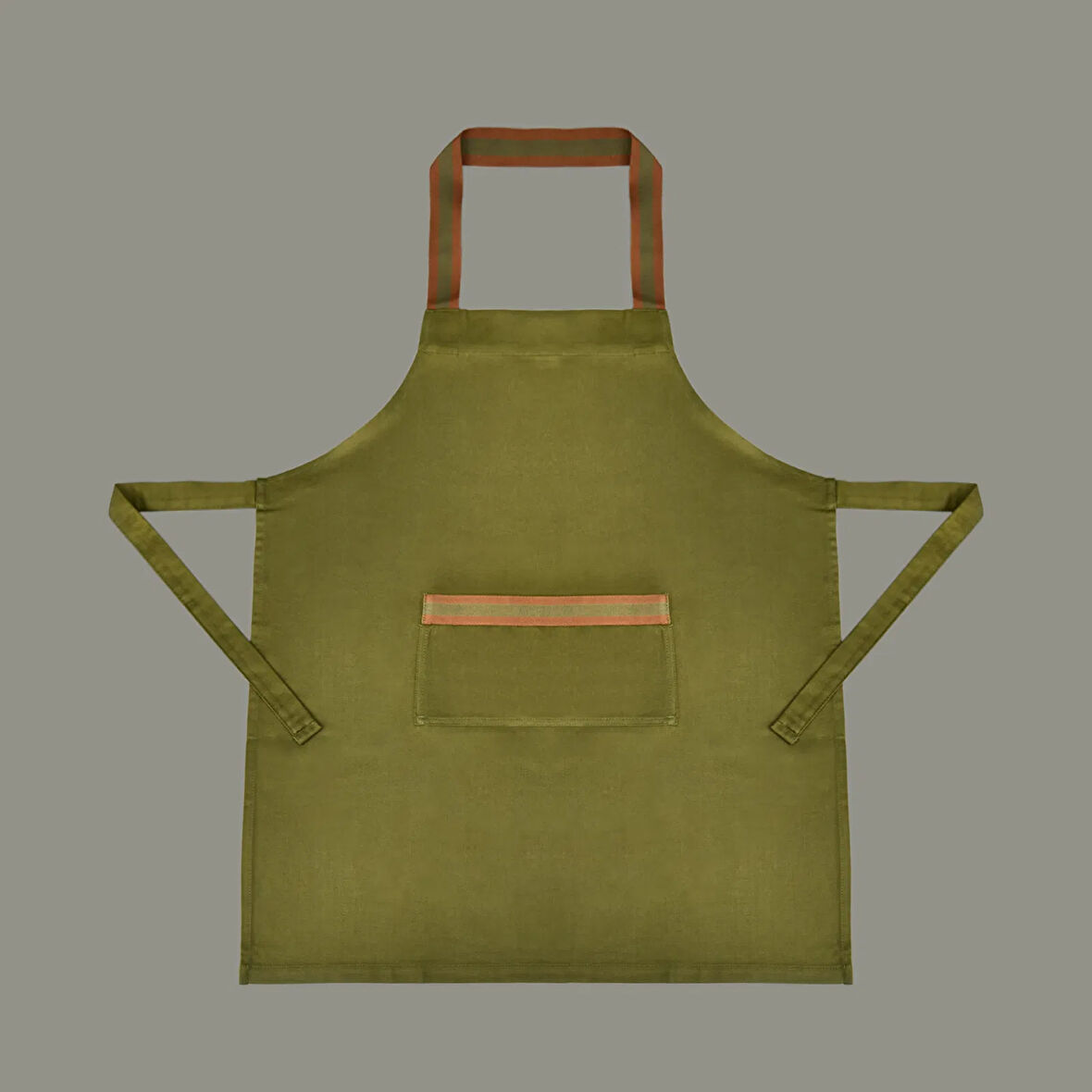 Gabardin Mutfak Önlüğü - Yeşil - 65x80 cm