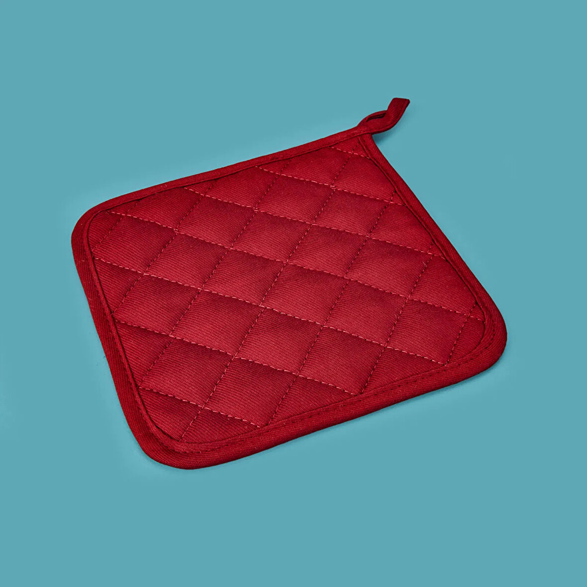 Gabardin Tutaç - Kırmızı - 20x20 cm