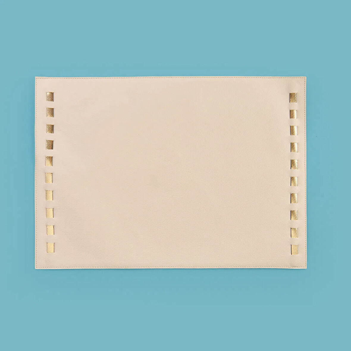 Kitchen Deri Amerikan Servis - Bej - 32x44 cm