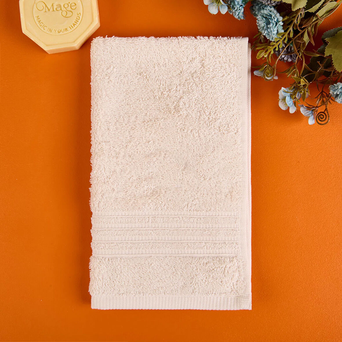 Soft Samantha El Havlusu - Krem - 30x50 cm