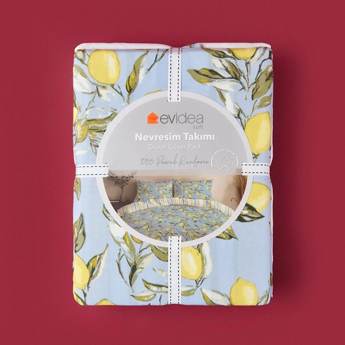 Soft Fresco Tek Kişilik Nevresim Takımı - Mavi