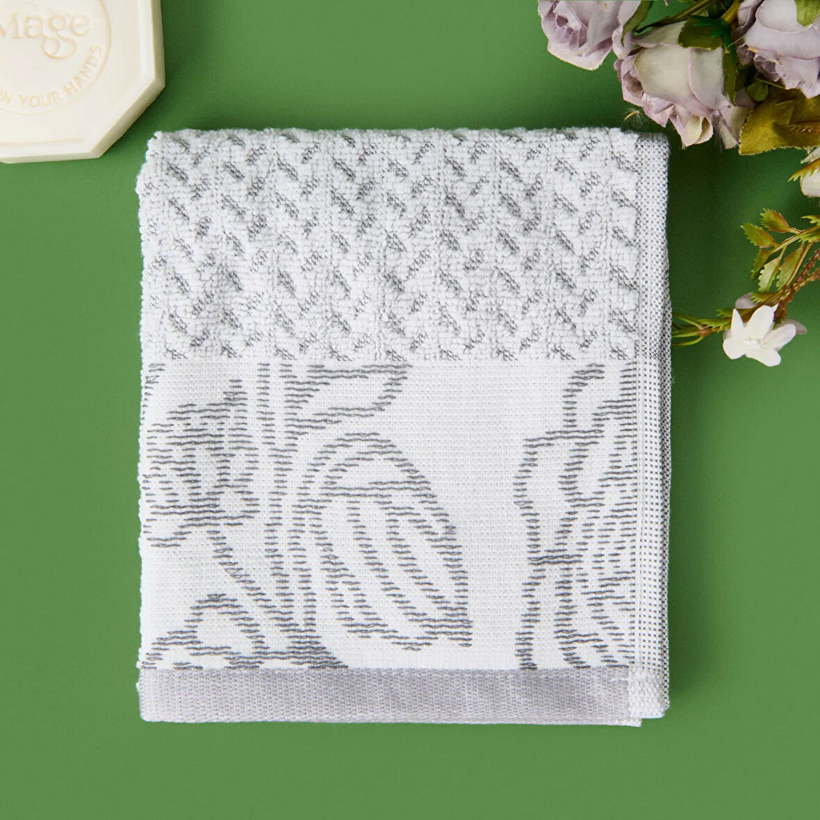 Soft Noble El Havlusu - Gri - 30x50 cm