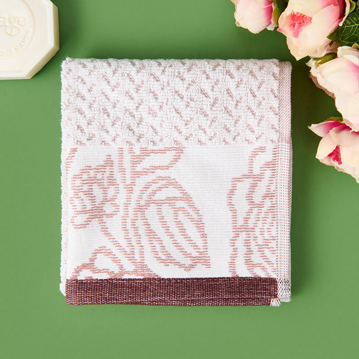 Soft Noble El Havlusu - Gülkurusu - 30x50 cm