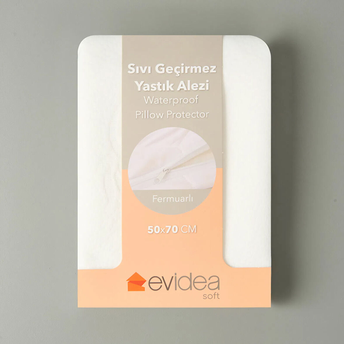 Soft Sıvı Geçirmez Yastık Alezi - Beyaz - 50x70 cm