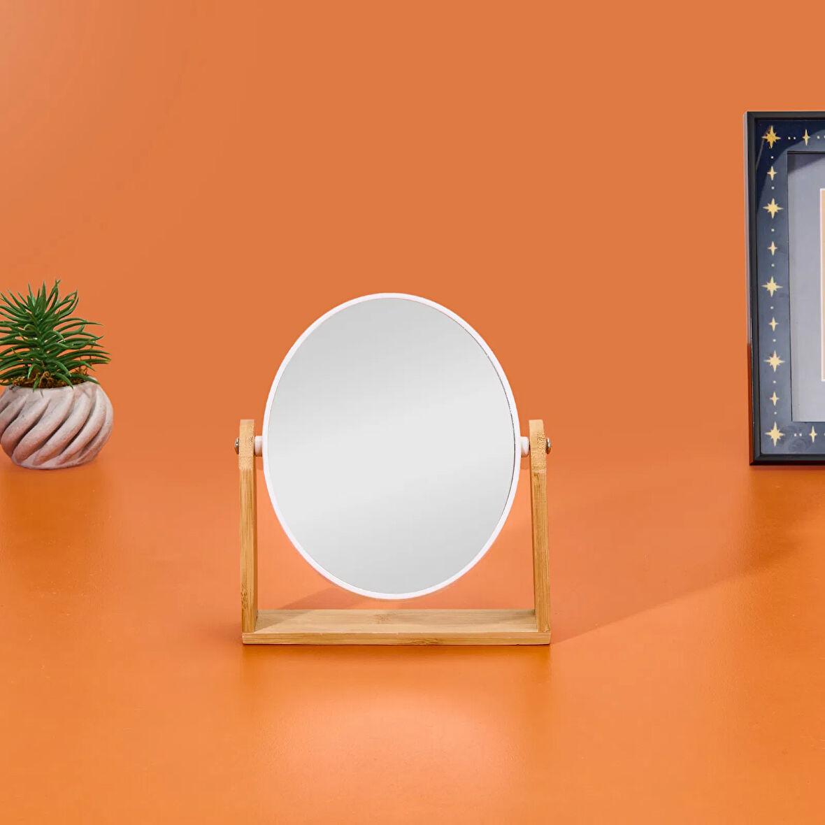 Daire Makyaj Aynası - Asorti - 20 cm