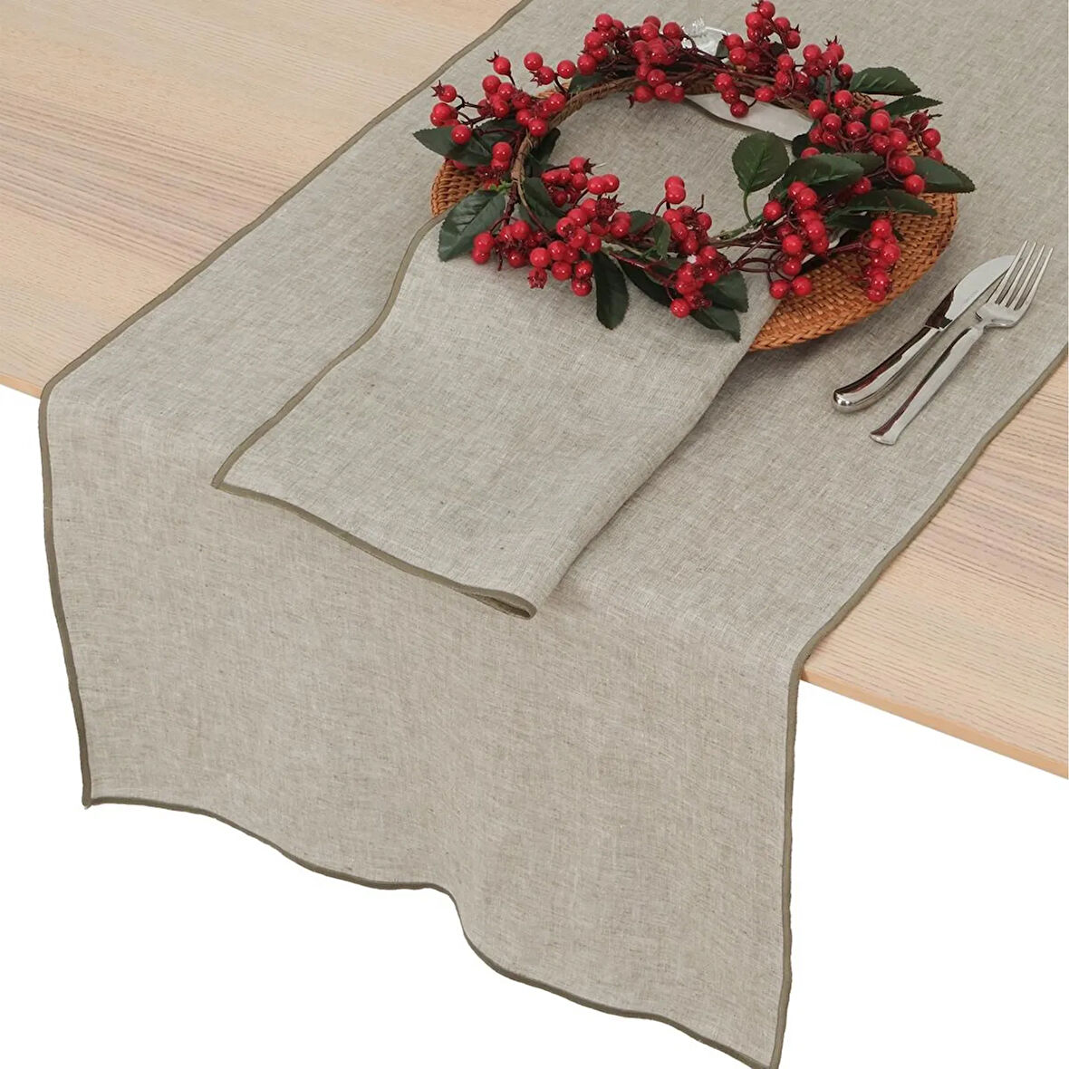 Soft Live Runner - Bej - 50x150 cm