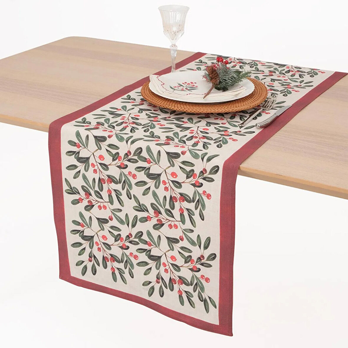 Soft Kokina Runner - Ekru - 45x140 cm