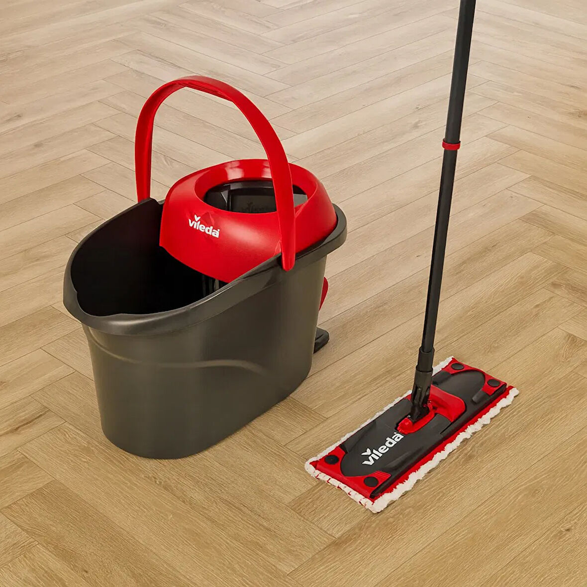 Ultramax 2 In1 Temizlik Seti - Siyah / Kırmızı