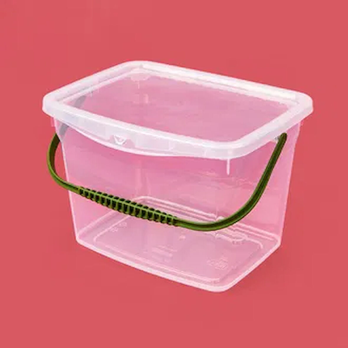 Life Q-Box Saplı Saklama Kabı - Şeffaf - 4 lt