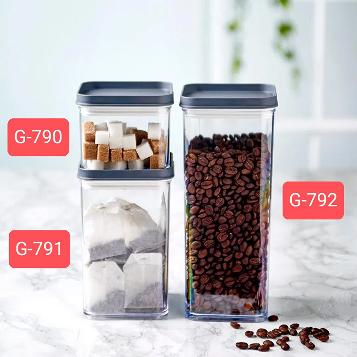 Tighty Erzak Kabı - 1500 ml - Asorti