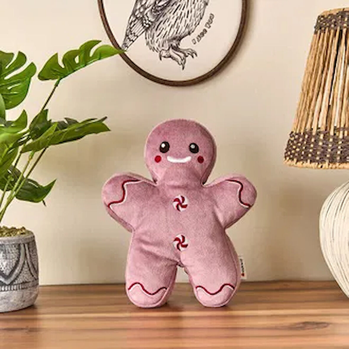 Soft Colorful Kurabiye Adam - Pudra - 25 cm