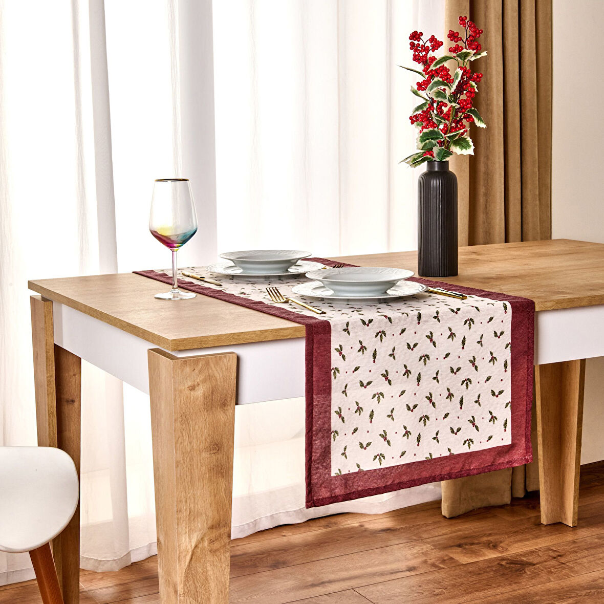 Soft Taun Runner - Ekru - 45x140 cm