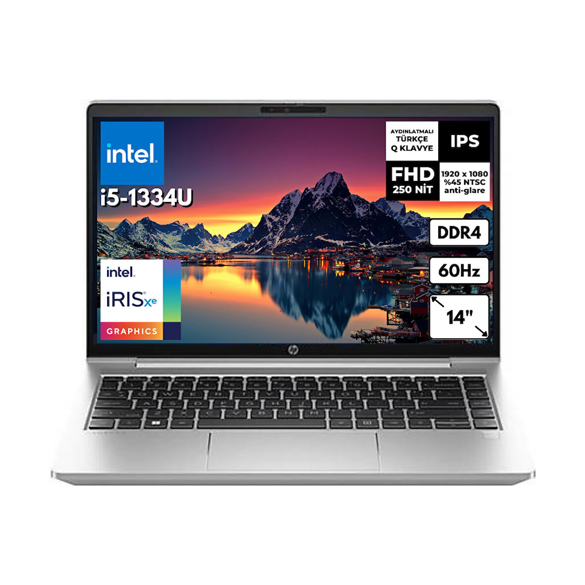 HP ProBook 440 G10 i5-1334U 24 GB 512 GB SSD 14″ FreeDos Notebook 9B9F8EABT10