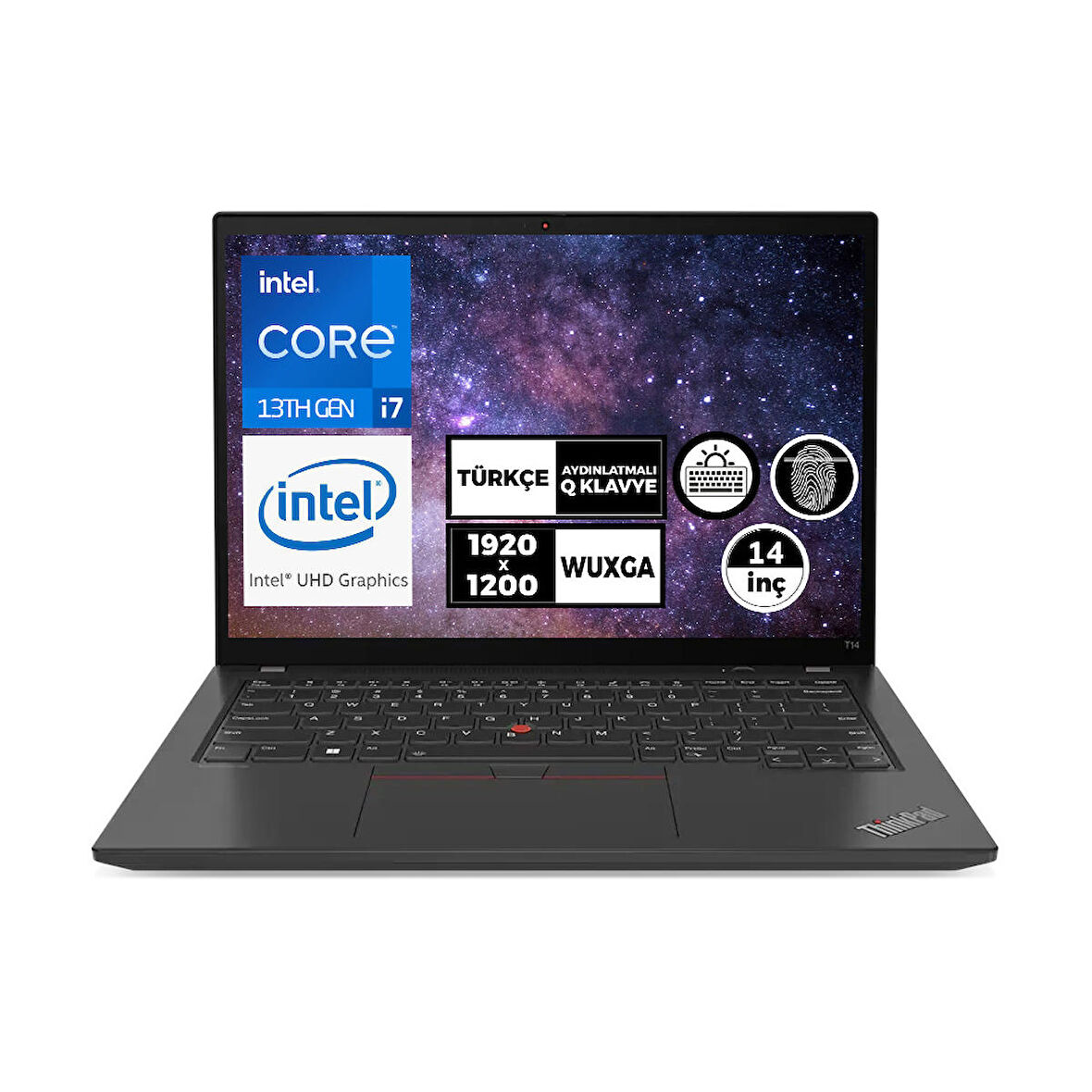 Lenovo Thinkpad T14 Gen 4 Intel Core i7-1355U 16GB 1TB SSD 14" WUXGA Freedos Taşınabilir Bilgisayar 21HES91FTX 003