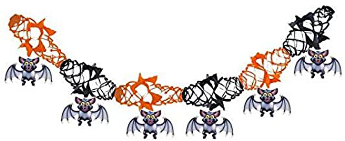 CADILAR BAYRAMI AKORDİYON KAĞIT SÜS YARASA MODELİ