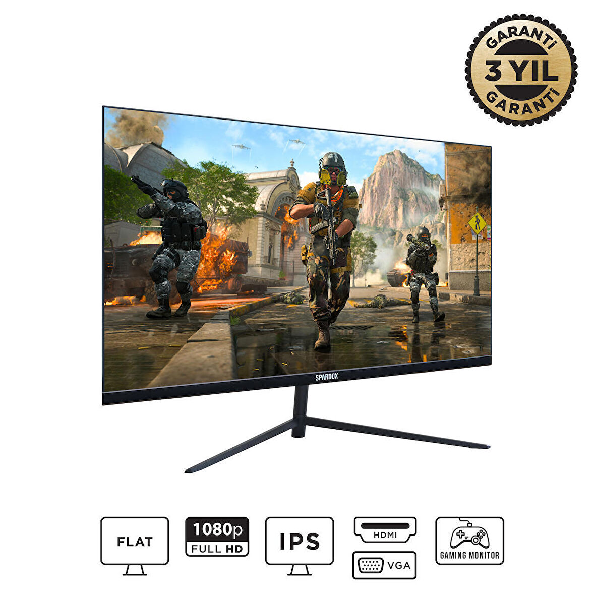 Spardox Gaming SG-2475 24" 1ms 75Hz IPS HDMI FullHD Flat Monitör